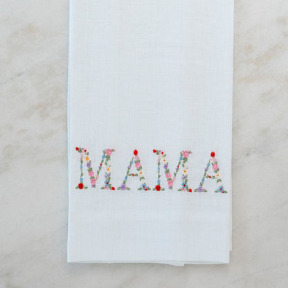Floral Mama Linen Towel - New