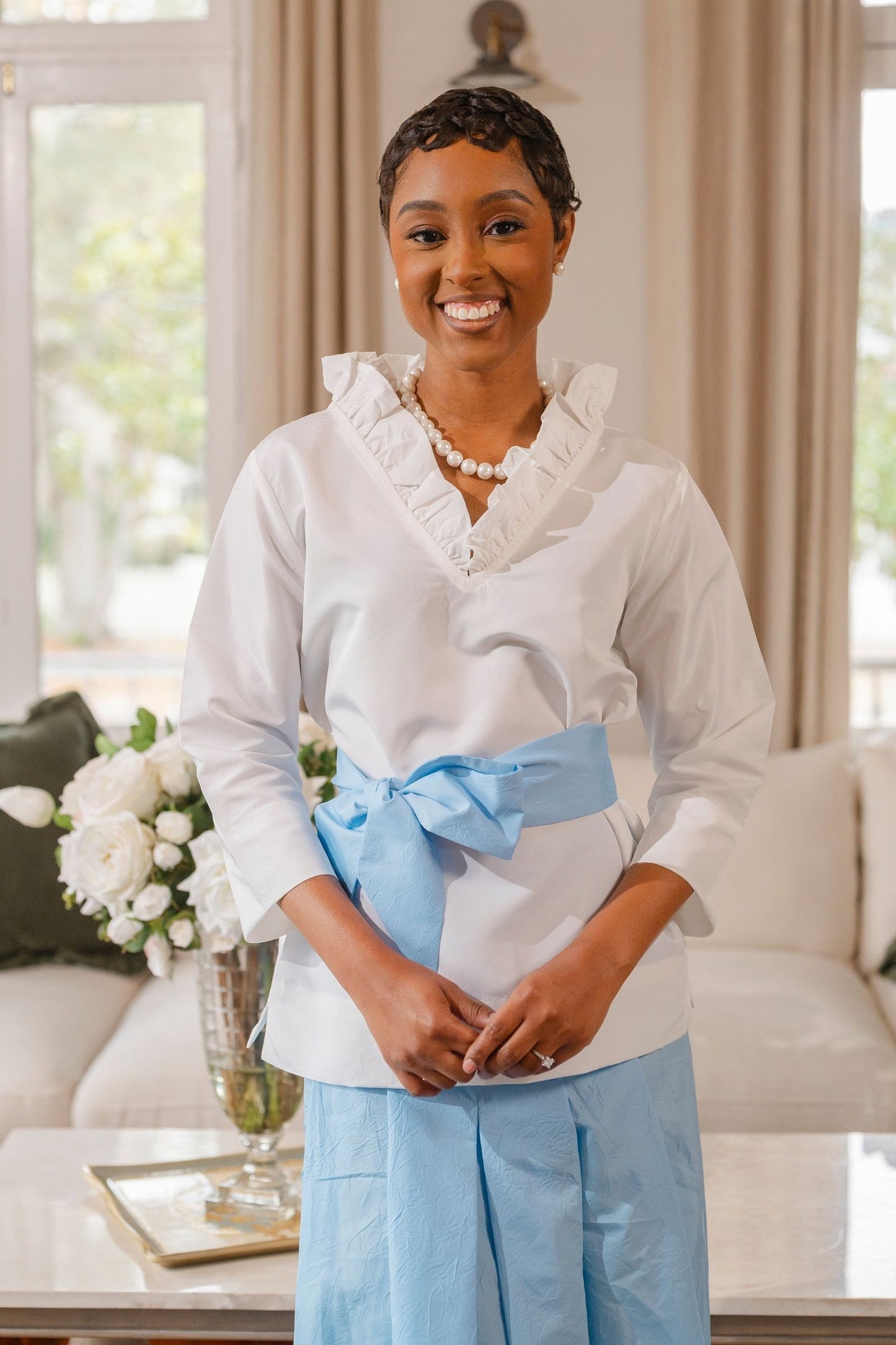 Darcy Taffeta Top - New