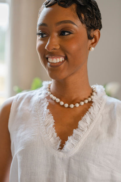 Tiburon Sleeveless Linen Tank - New