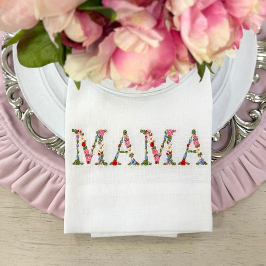 Floral Mama Linen Towel - New