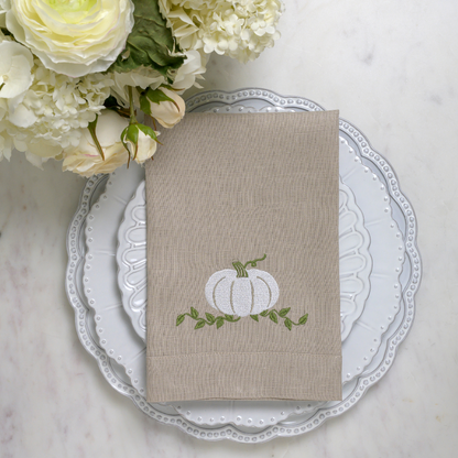 Pumpkin Tri-Fold Napkin