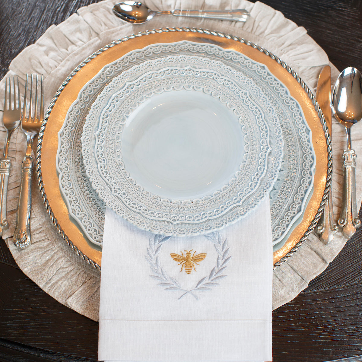 Finezza Blue Dinner Plate