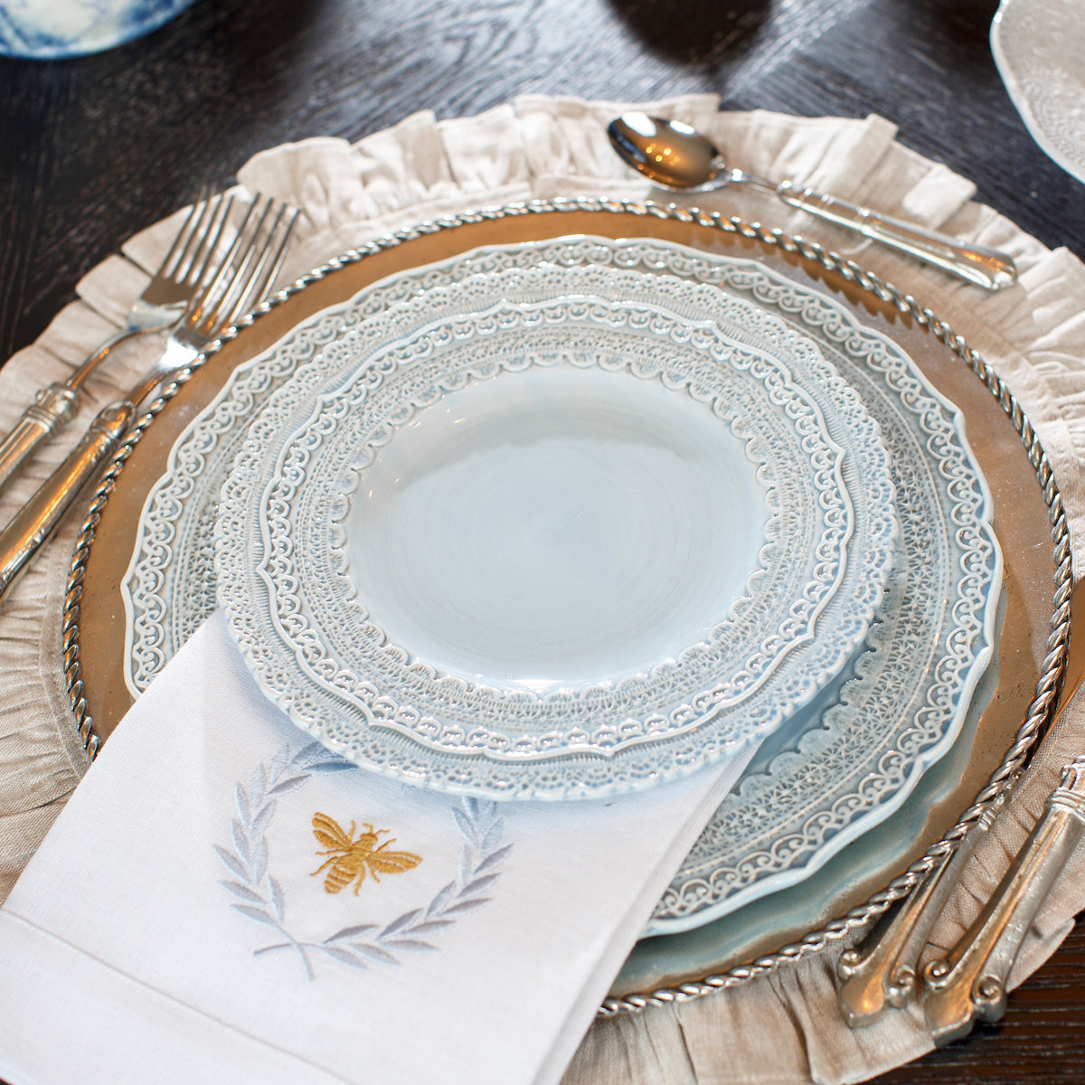Finezza Blue Dinner Plate