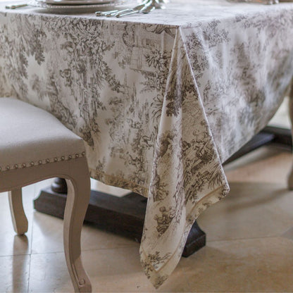 Montefalco Toile Cotton Tablecloth