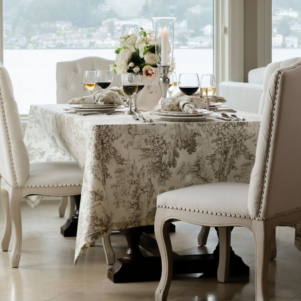 Montefalco Toile Cotton Tablecloth