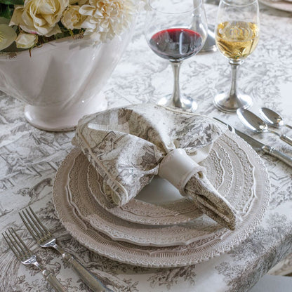 Montefalco Toile Cotton Tablecloth