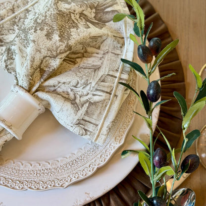 Round Ruffle Velvet Placemat 17" - Limited Edition Colors