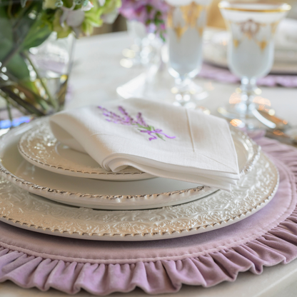 Lavender Bouquet Large Napkin