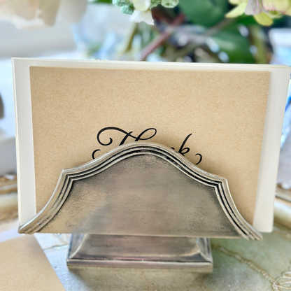 Vintage Letter & Napkin Holder