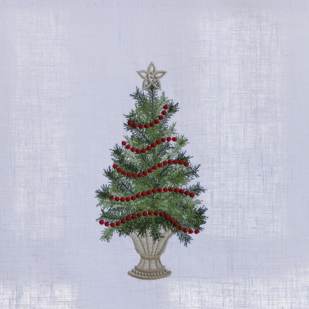 Chemin de table arbre avec garniture