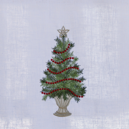 Chemin de table arbre avec garniture