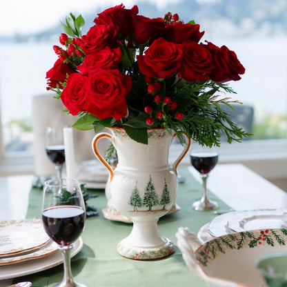Natale Italian Ceramic Urn Vase