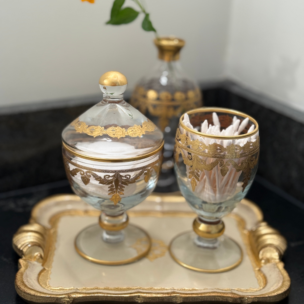 Vetro Gold Water Goblet - New