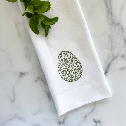 Garden Egg Linen Towel-New