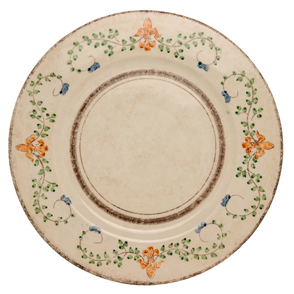 handmade Italian ceramic Medici charger plate Renaissance inspired tableware