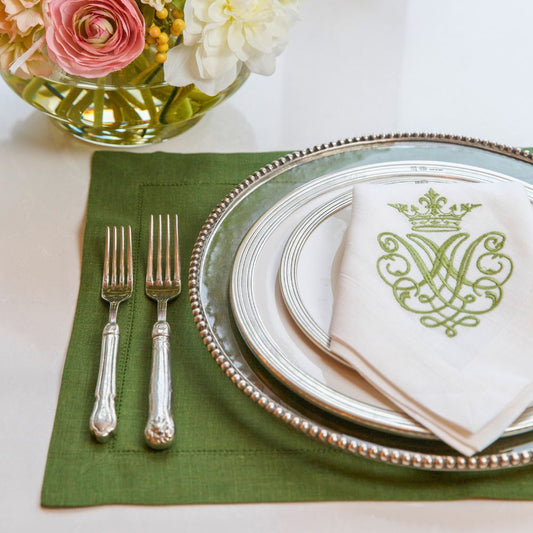 Hemstitch Linen Placemat - Sale