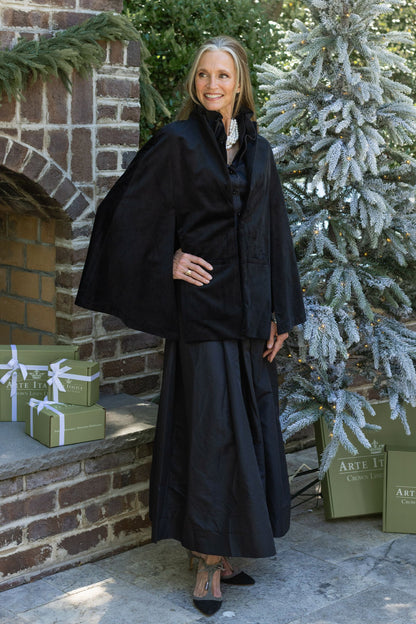 Marilyn Luxury Velvet Cape