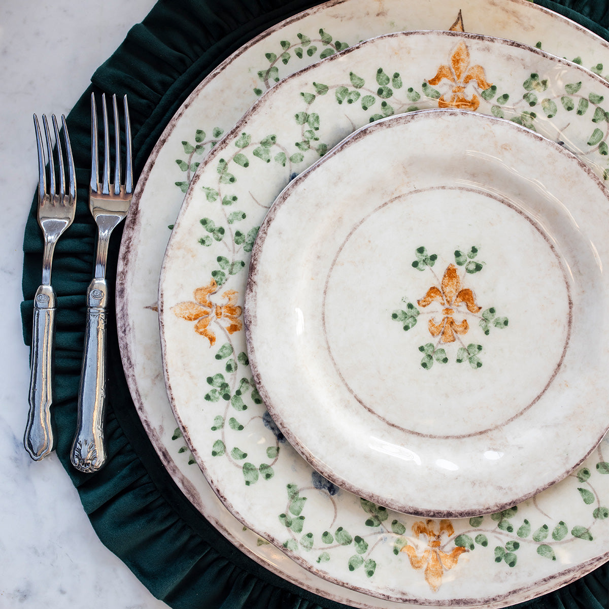 Medici Dinner Plate - Hand Painted Italian Ceramic 12