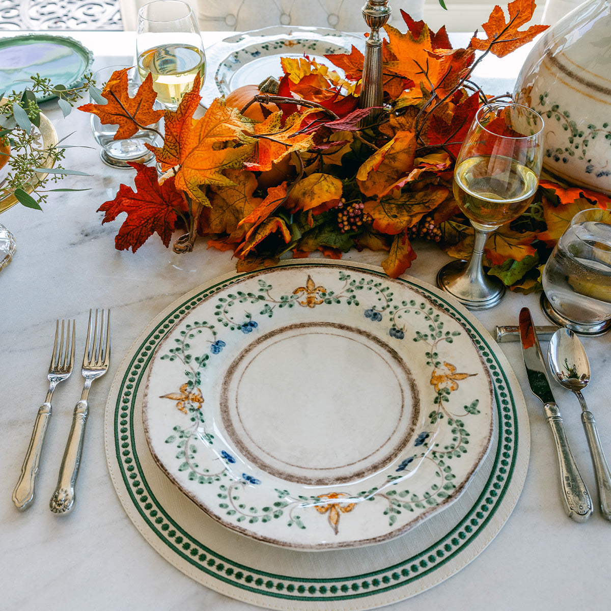 Medici Dinner Plate - Hand Painted Italian Ceramic 12