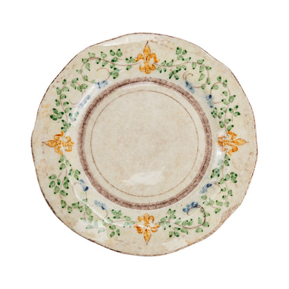 hand painted Italian ceramic Medici dinner plate Renaissance style