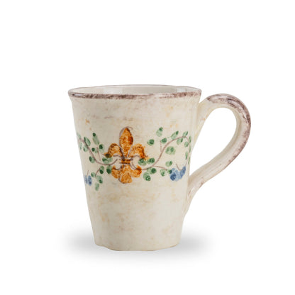 Italian ceramic Medici mug Renaissance inspired