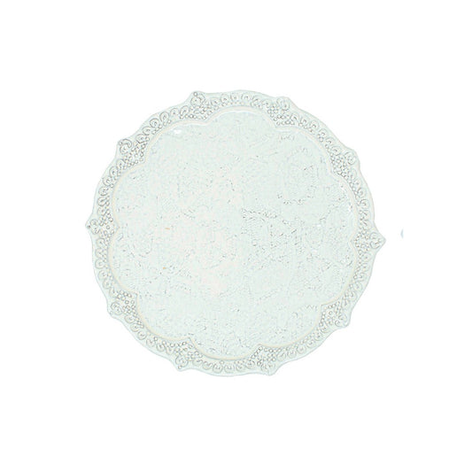 Merletto White Bread / Canapé Plate