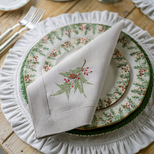 Natale Pine Large Napkin