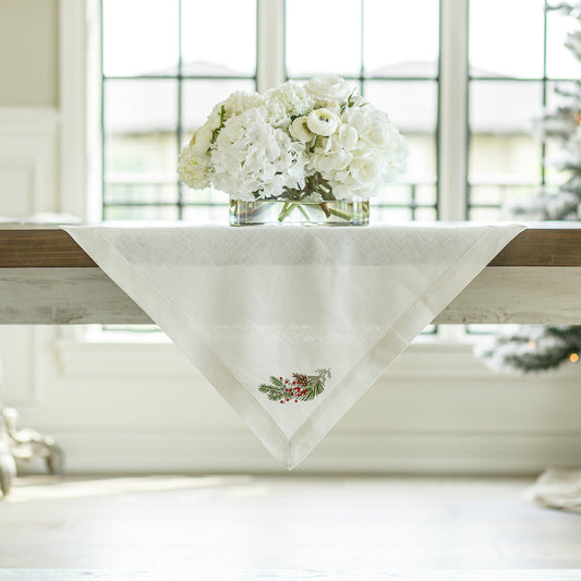 Natale Sprig Table Square