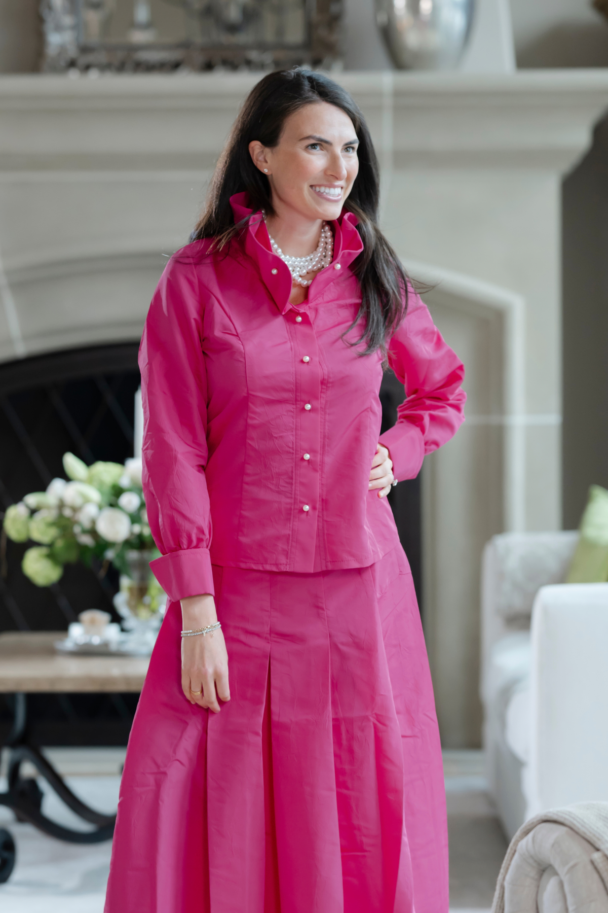 Pippa Taffeta Blouse