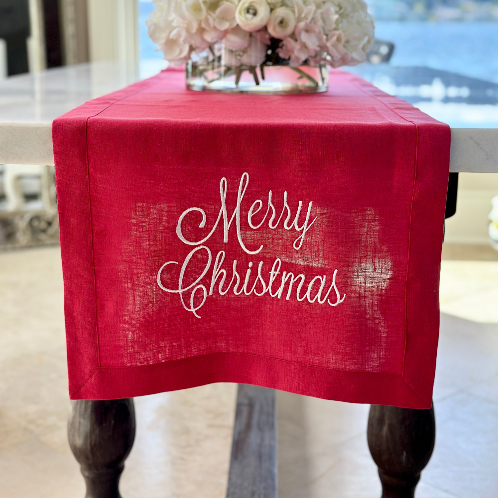 Merry Christmas Table Runner