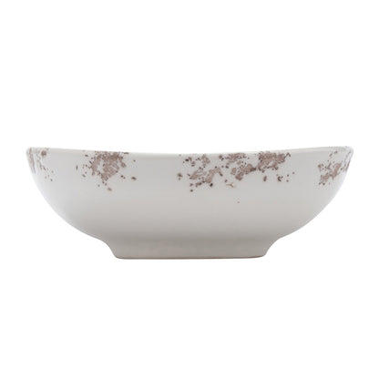Scavo Off White Small Oval Bowl Set of 2