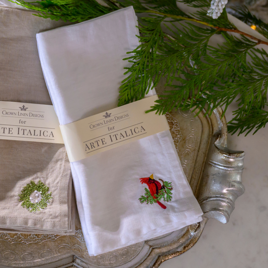 Cardinal Napkin Set - New