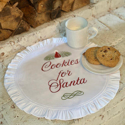 Cookies for Santa Velvet Placemat - New