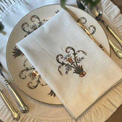 Villa Estate Tri-Fold Linen Napkin - New