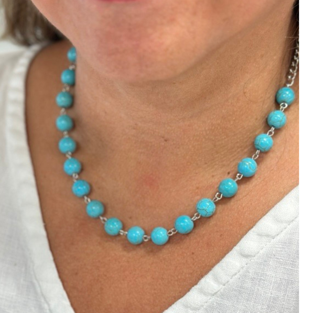 Beach Club Beaded Necklace - New