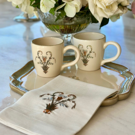 Villa Estate Tri-Fold Linen Napkin - New