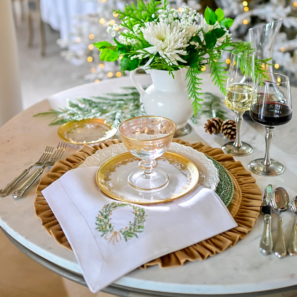 Farmers Market Wreath Napkin - New