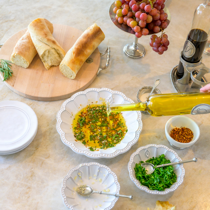 Bella Bianca Medallion Pasta/Soup Bowl