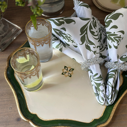 Florentino Baroque Wooden Charger/Tray - NEW