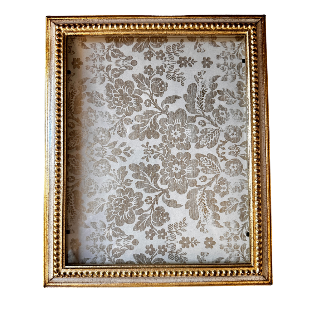 Florentino Wooden Beaded Gold Picture Frame - Website Exclusive - New