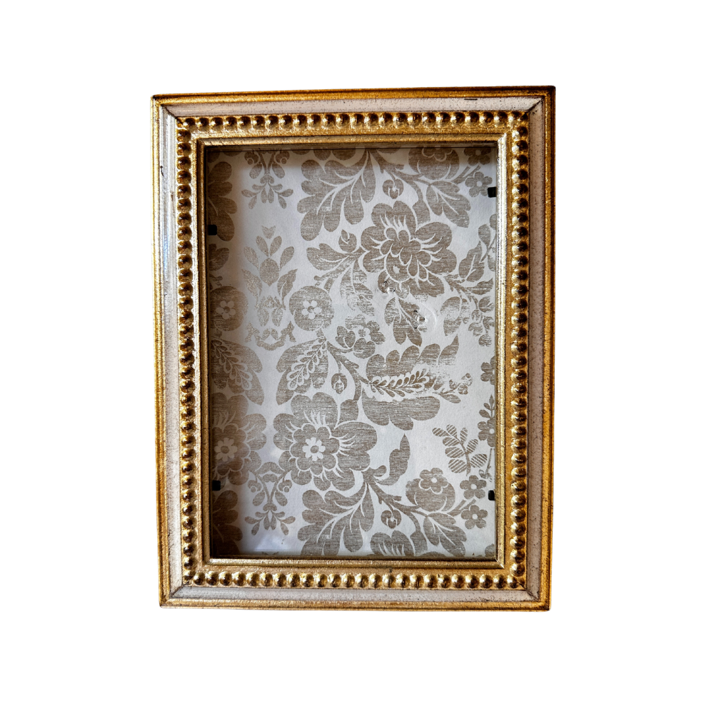 Florentino Wooden Beaded Gold Picture Frame - Website Exclusive - New