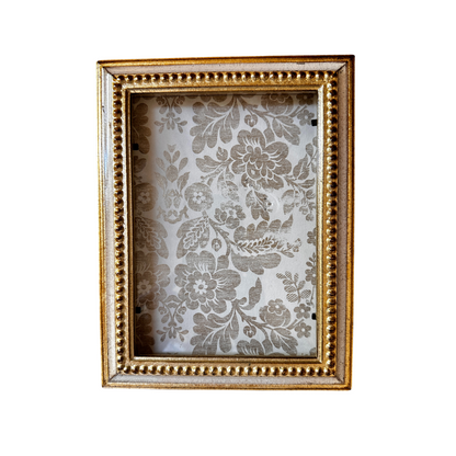 Florentino Wooden Beaded Gold Picture Frame - Website Exclusive - New