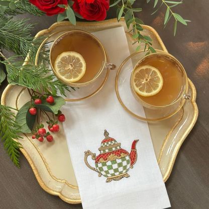 Christmas Teapot Towel - New