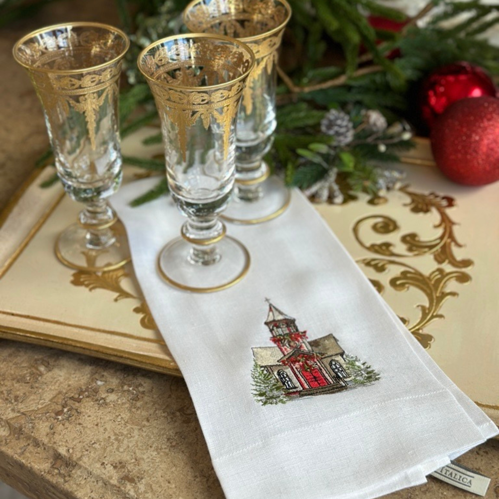 Christmas Service Linen Towel