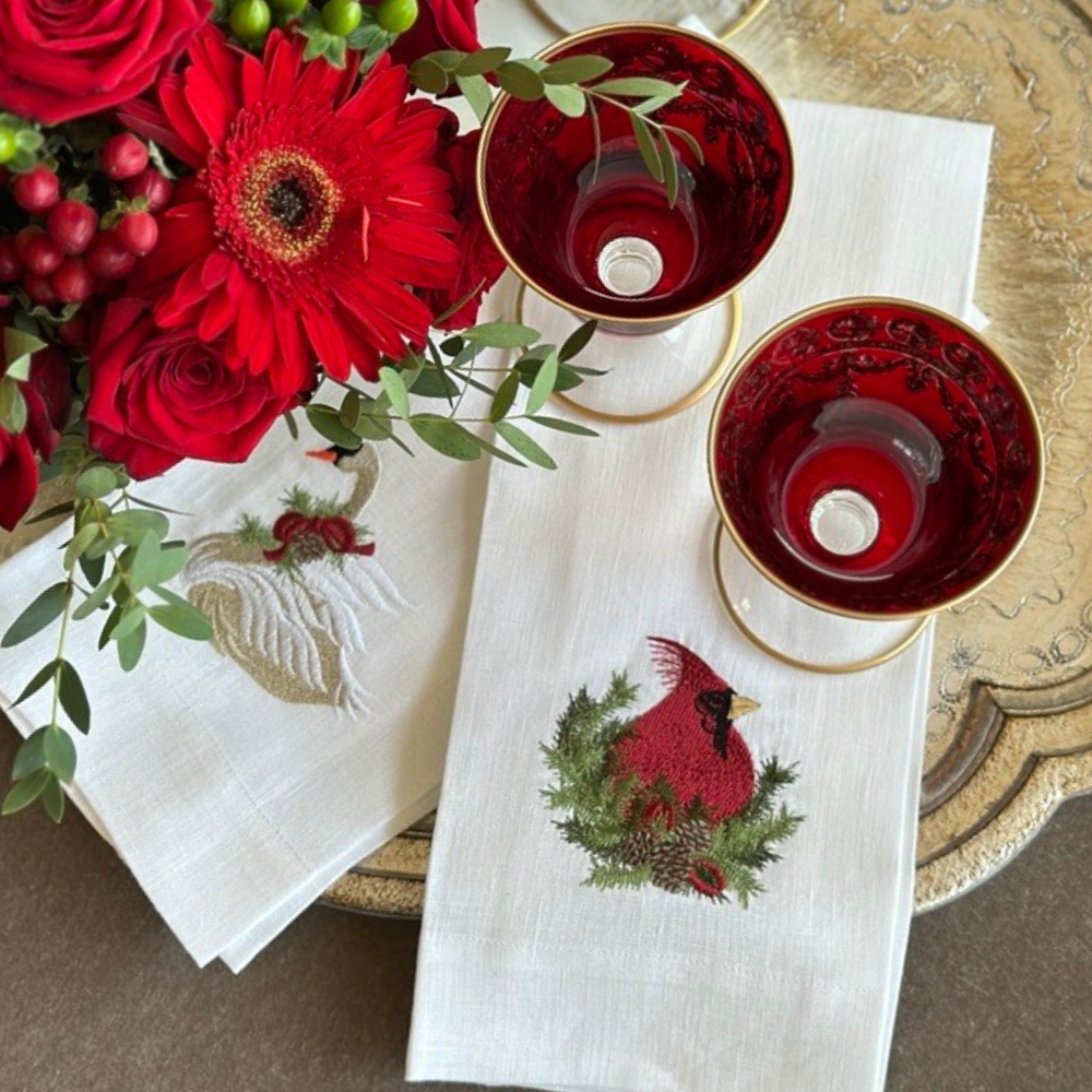 Christmas Swan Towel - New