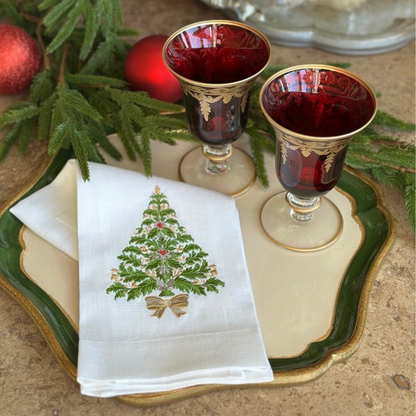 Italian Christmas Tree Towel