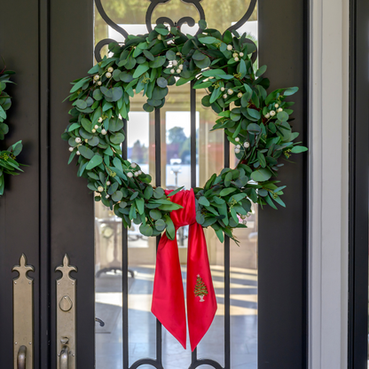 Tree with Trim Velvet Sash - New