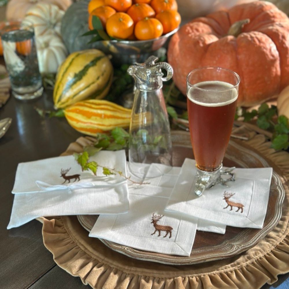 Tiny Deer Cocktail Napkin Set - New