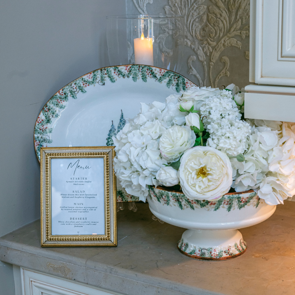 Florentino Wooden Beaded Gold Picture Frame - Website Exclusive - New