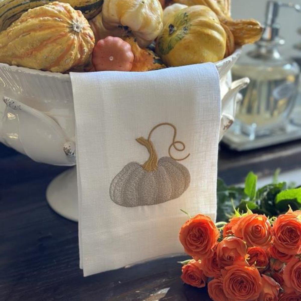 Cinderella Pumpkin Linen Towel - New